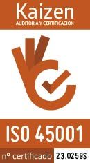 Certificado ISO 45001