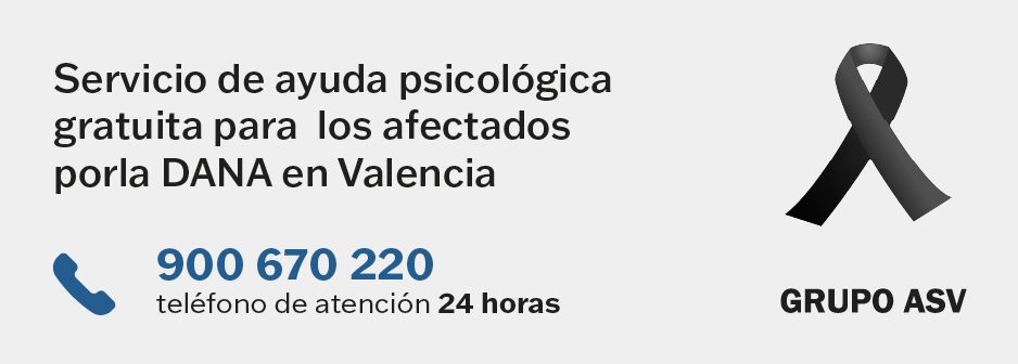 EL SERVICIO DE AYUDA PSICOLÓGICA PARA AFECTADOS POR LA DANA DE GRUPO ASV ATIENDE 124 CONSULTAS EN TRES MESES